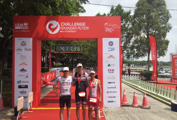 Top-3 after the finish of the race
